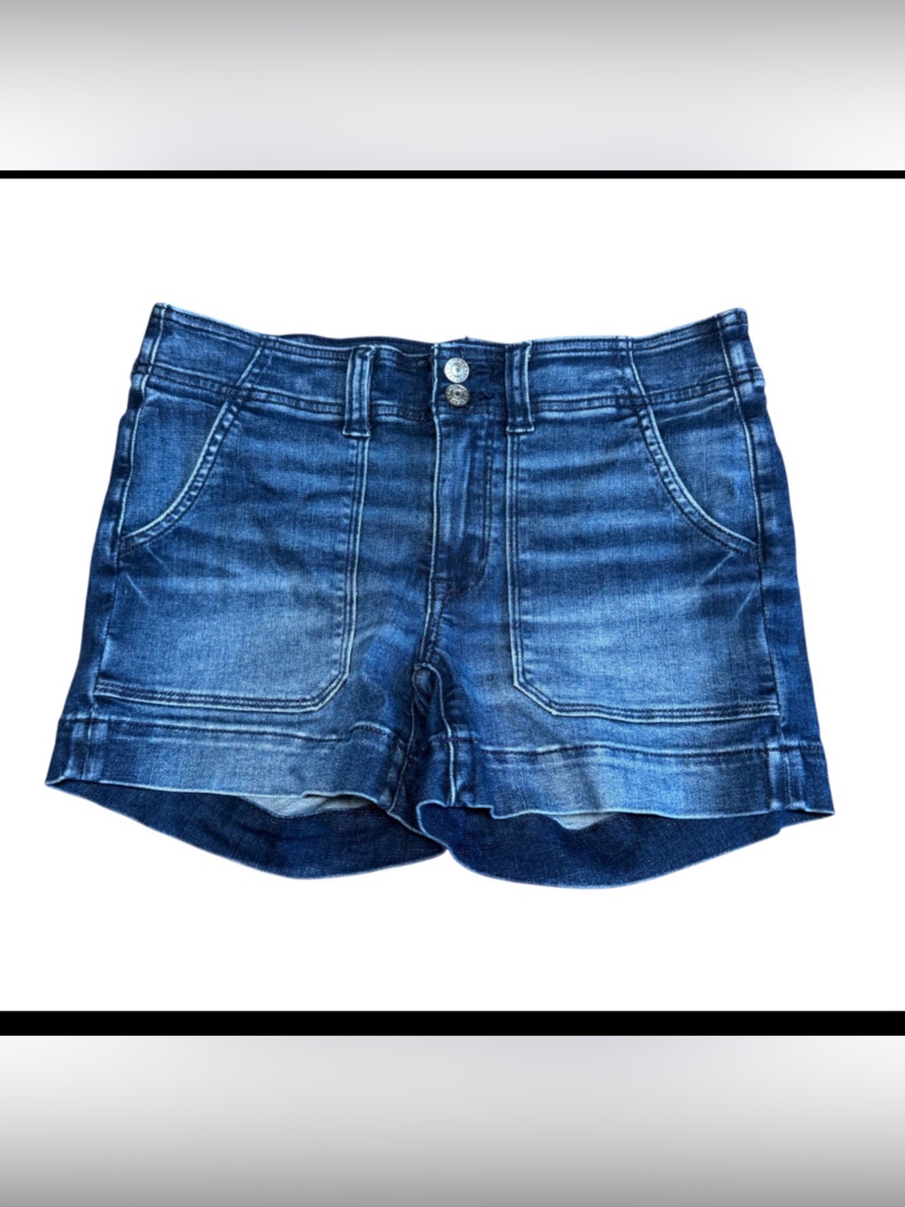 Like new! American Eagle Denim Utility Shorts SZ 6